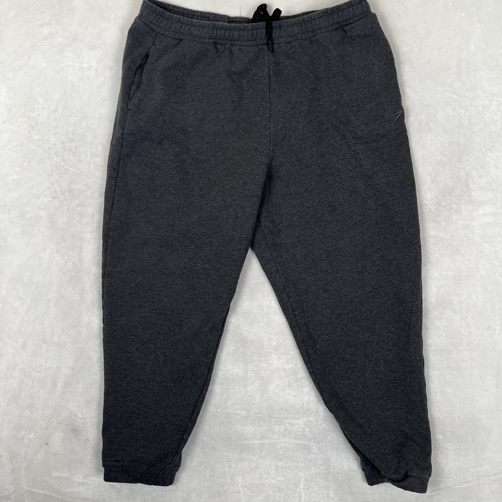 Gymshark Sweatpants Womens 2XL Gray French Terry Joggers Elastic Waist Pockets